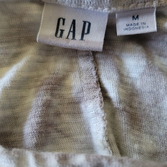 Gap Grey & White Tie-Dye T-Shirt Dress - Picture 3 of 4